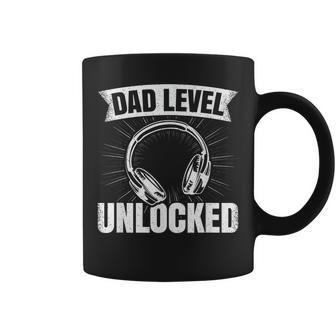 Dad Level Unlocked Gaming Father Video Game Funny Gamer Coffee Mug | Mazezy