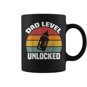 Dad Level Unlocked Soon To Be Father Pregnancy Announcement Gift For Mens Coffee Mug | Mazezy