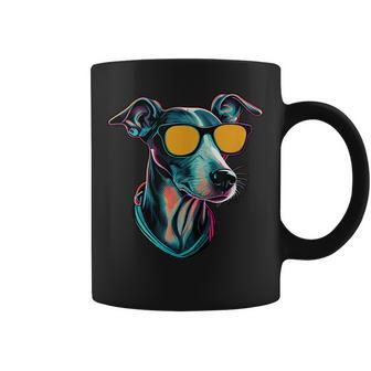 Dad Mom Cool Dog Sunglasses Italian Greyhound Coffee Mug | Mazezy