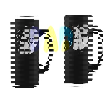 Dad Mum Love Fathers Day Family Dad Love From Wife Gift For Mens Coffee Mug | Mazezy