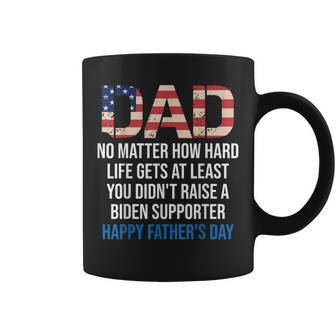 Dad No Matter How Hard Life Gets At Least Quote Fathers Day Coffee Mug | Mazezy