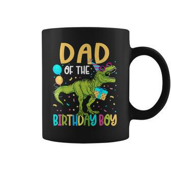 Dad Of The Birthday Boy Family Matching Dinosaur Squad Coffee Mug | Mazezy