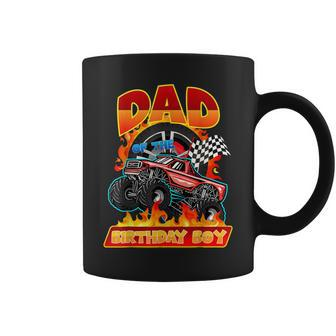 Dad Of The Birthday Boy Monster Truck Family Matching Family Coffee Mug | Mazezy