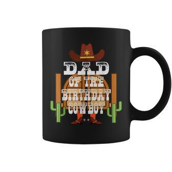 Dad Of The Birthday Cowboy Kids Rodeo Party Bday Coffee Mug | Mazezy