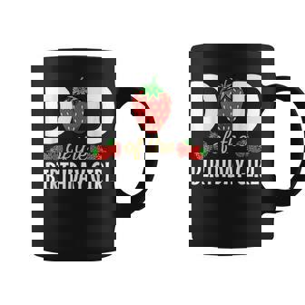 Dad Of The Birthday Girl Strawberry Lover Bday Party Dad Coffee Mug - Thegiftio UK