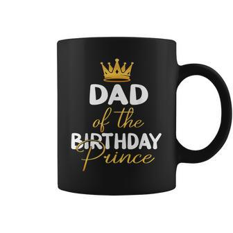 Dad Of The Birthday Prince Boy Bday Party Idea For Him Coffee Mug - Thegiftio UK
