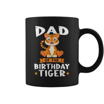 Dad Of The Birthday Tiger Birthday Coffee Mug | Mazezy