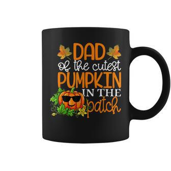 Dad Of The Cutest Pumpkin In The Patch Halloween Coffee Mug | Mazezy