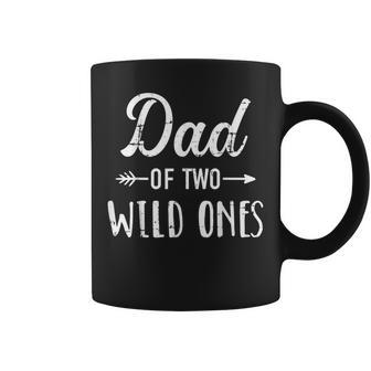 Dad Of The Wild Ones For Father Of Daughters And Twins Coffee Mug | Mazezy