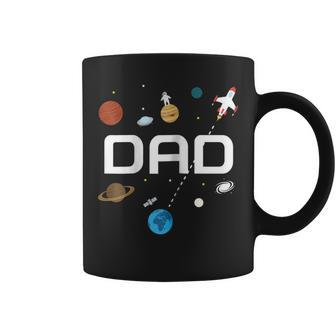 Dad Outer Space Birthday Party Coffee Mug | Mazezy