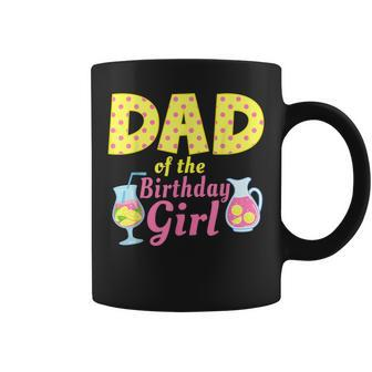 Dad Pink Lemonade First Birthday Family Outfit Lemon Party Gift For Mens Coffee Mug | Mazezy