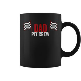 Dad Pit Crew Vintage For Racing Party Costume Coffee Mug - Seseable