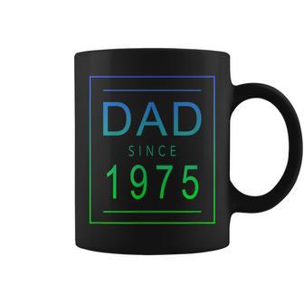 Dad Since 1975 75 Aesthetic Promoted To Daddy Father Bbkcp Coffee Mug | Mazezy
