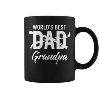 Dad To Grandpa Pregnancy Announcement Gift For Mens Coffee Mug | Mazezy