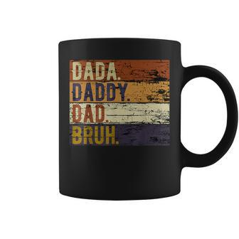 Dada Daddy Dad Bruh Fathers Day Vintage Funny Father Dad Coffee Mug - Thegiftio UK