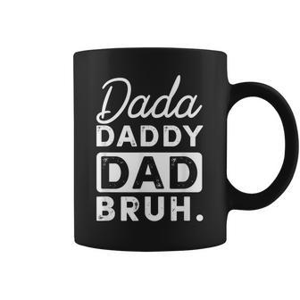 Dada Daddy Dad Bruh Funny Retro Vintage Coffee Mug - Seseable