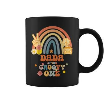 Dada Of The Groovy One Rainbow Boho Birthday Party Coffee Mug - Thegiftio UK
