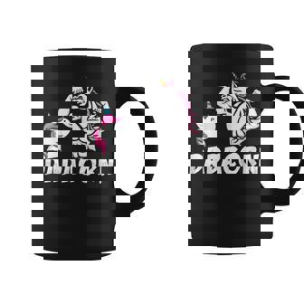 Dadacorn Muscle Unicorn Dad Baby Fathers Day Funny Gift Coffee Mug | Mazezy