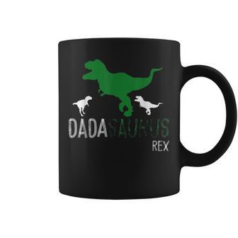 Dadasaurus Dad Dino Fathers Day Gifts Men Dinosaur V2 Coffee Mug - Seseable