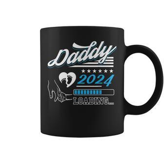 Daddy 2024 Loading Est Soon To Be Dad Pregnancy Announcement Gift For Mens Coffee Mug | Mazezy