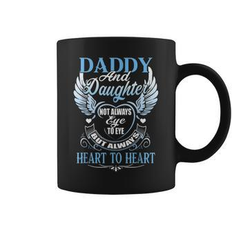 Daddy & Daughter Love Heart Fathers Day Gift From A Daughter Coffee Mug - Seseable