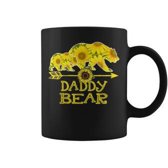 Daddy Bear Bear Sunflower Mother Father Gifts Coffee Mug - Seseable