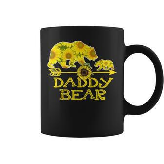 Daddy Bear Sunflower Funny Mother Father Gifts Coffee Mug - Seseable