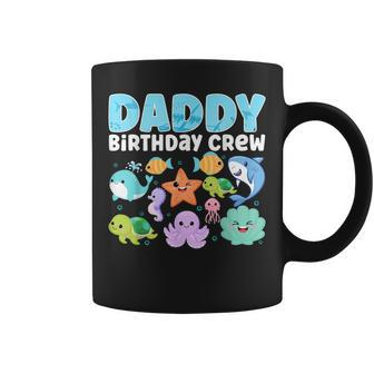 Daddy Birthday Crew Sea Fish Ocean Animals Aquarium Party  Coffee Mug
