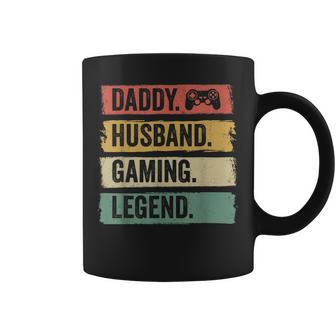 Daddy Ehemann Gaming Legende Vintage Video Gamer Papa Vater Tassen - Seseable