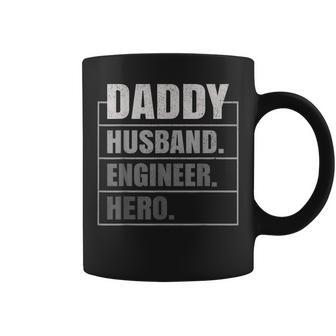 Daddy Husband Engineer Hero Fathers Day Coffee Mug | Mazezy