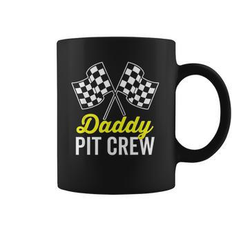 Daddy Pit Crew For Racing Party Costume Dark Coffee Mug - Thegiftio UK