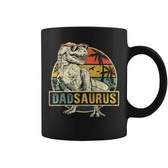 Dadsaurus T Rex Dinosaur Dad Saurus Family Matching Coffee Mug | Mazezy
