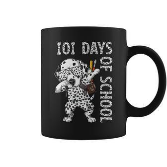 Dalmatian Funny Dog Dabbing 101 Days Of School Dalmatian Dog Teachers Kids 66 Dalmatian Lover Coffee Mug - Monsterry