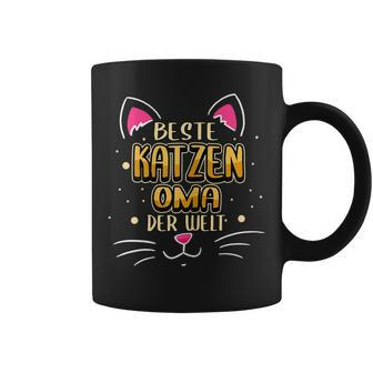 Damen Beste Katzen Oma Der Welt Lustige Sprüche Haustier Oma Tassen - Seseable