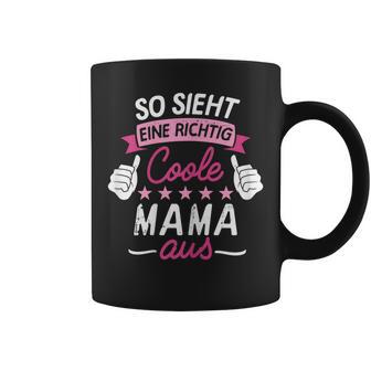 Damen Tassen Coole Mama, Lustiges Design für Mütter - Seseable