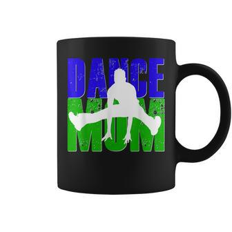 Dance Mom Son Boy Dancing Dancer Vintage Blue Green Coffee Mug - Seseable