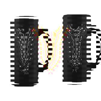 Dashiki Print Kente Traditional Ethnic Pride African Tribal Coffee Mug | Mazezy
