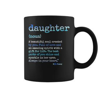 Daughter A Beautiful Soul Word Design Coffee Mug - Thegiftio UK