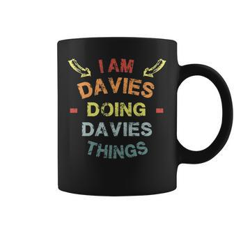 Davies Family Crest Davies T Davies Clothing Davies T Davies T Gifts For The Davies Png Coffee Mug - Seseable