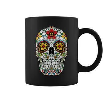 Day Of The Dead Sugar Skull Funny Cinco De Mayo Men Women Coffee Mug | Mazezy DE
