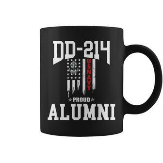 Dd 214 Alumni Us Military Veteran Navy Vintage Us Flag Coffee Mug | Mazezy
