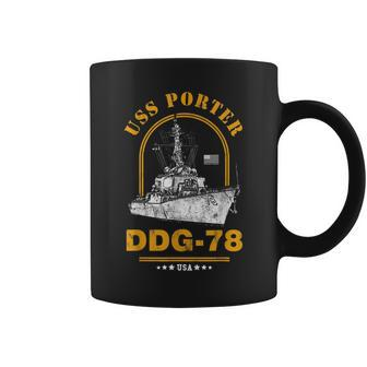 Ddg78 Uss Porter Coffee Mug | Mazezy