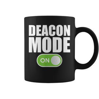 Deacon Mode - Religious Christian Minister Catholic Church Coffee Mug | Mazezy
