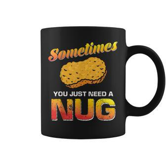 Delicious Fast Food Lover Foodie Gift Funny Chicken Nugget Coffee Mug | Mazezy