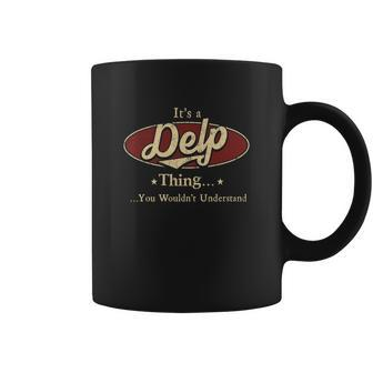 Delp Name Delp Family Name Crest Coffee Mug - Seseable