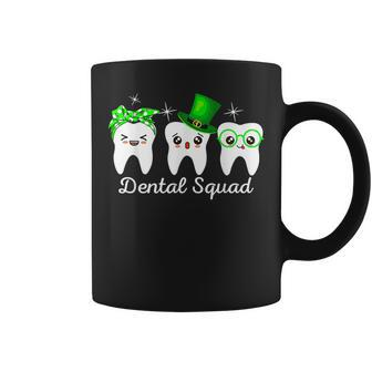 Dental Squad Lucky Shamrock Dental Hygienist St Patricks Day Coffee Mug - Thegiftio UK