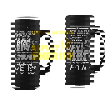 Deputy Sheriff Retirement Shirt-I Enjoy Being Retired Coffee Mug - Thegiftio
