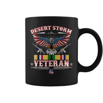 Desert Storm Veteran Pride Persian Gulf War Service Ribbon Coffee Mug - Seseable