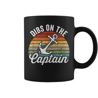 Dibs On The Captain Funny Captain Wife Coffee Mug | Mazezy