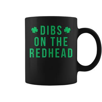 Dibs On The Redhead Shamrock St Patricks Day Coffee Mug | Seseable UK